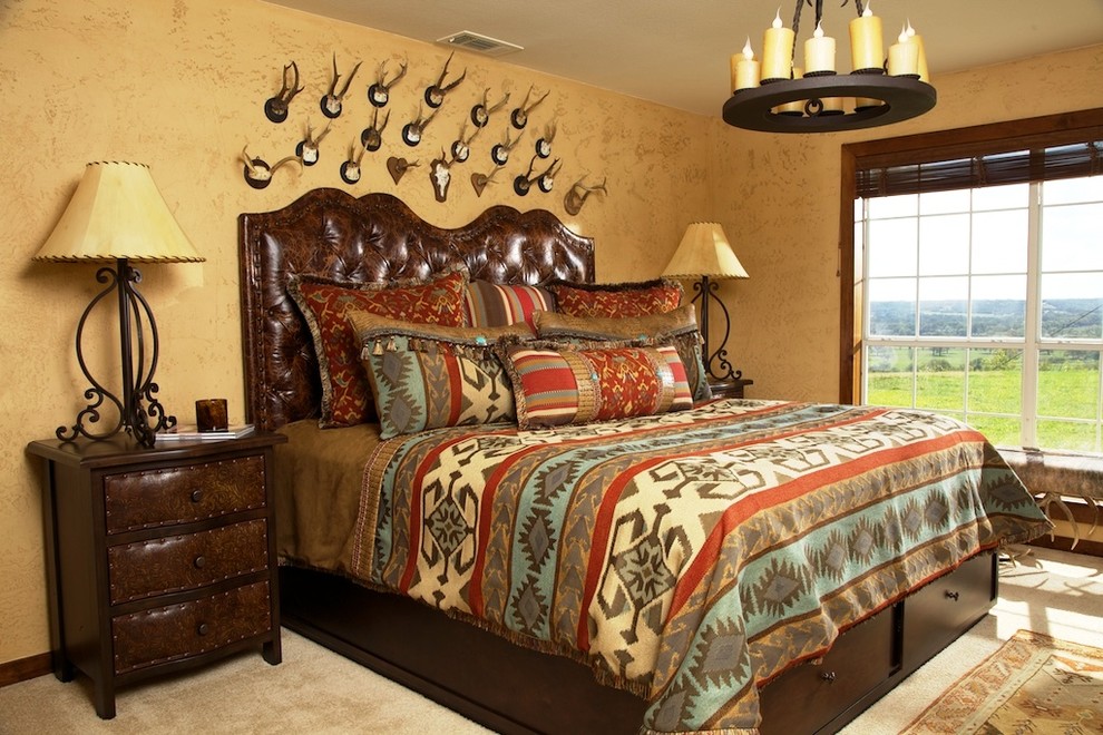 Inspiration for a country bedroom in Albuquerque.