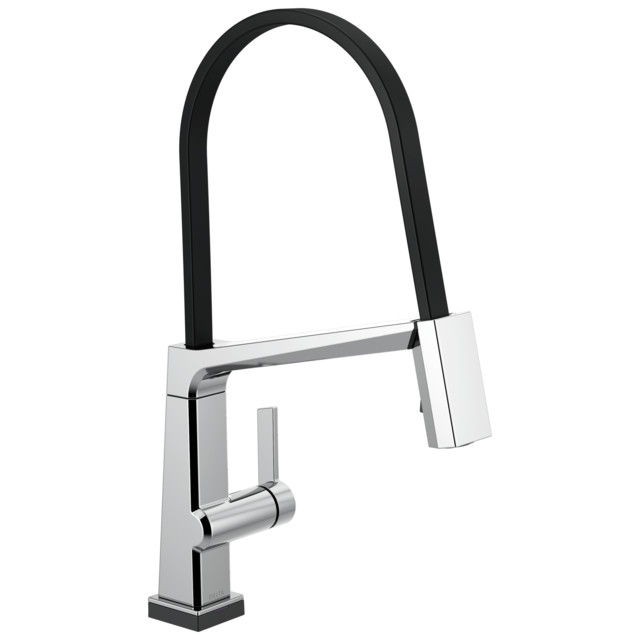 Delta Pivotal 1 Handle Kitchen Faucet With Touch2o Chrome 9693t Dst