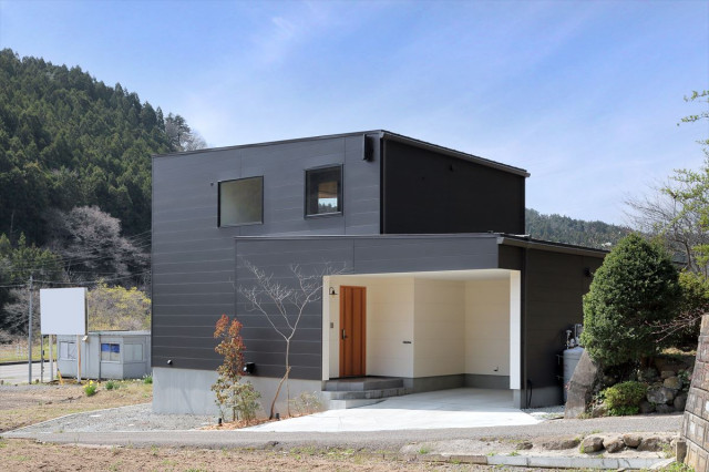 wrap house moderno-fachada