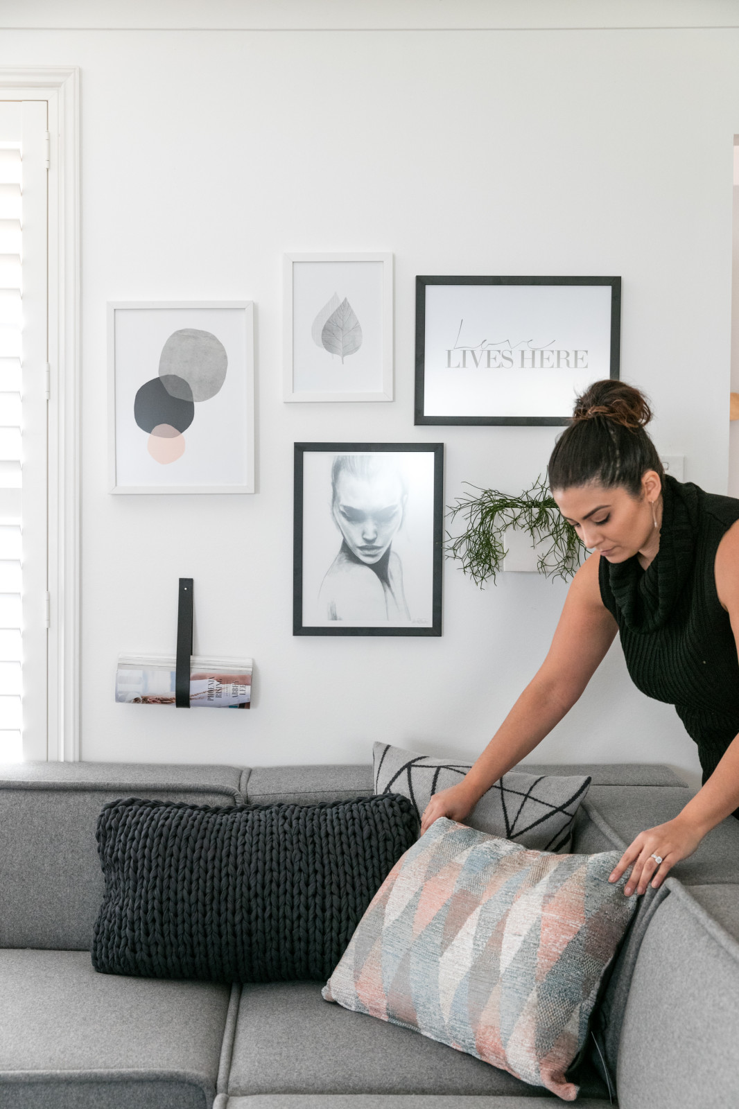 Гостиная в скандинавском стиле