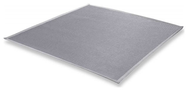 59 X 55 Light Gray Sunbrella Indoor Outdoor Small Rug, 59 ...