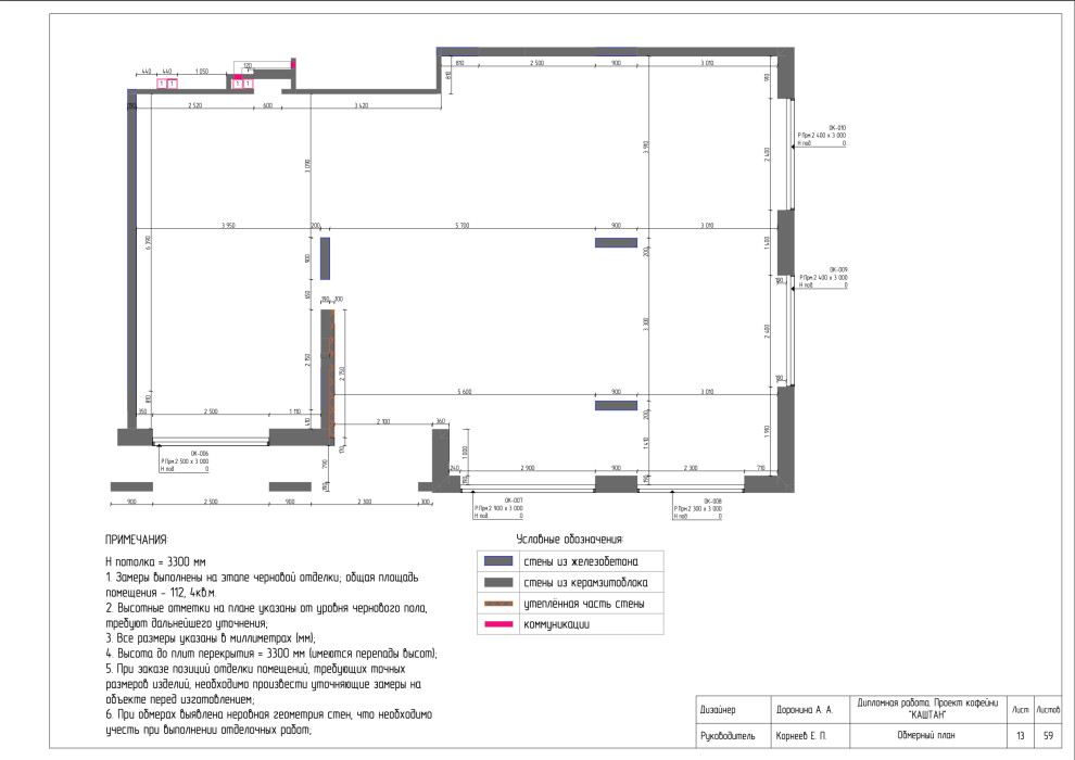 Рабочие чертежи к проекту "КАШТАН"
