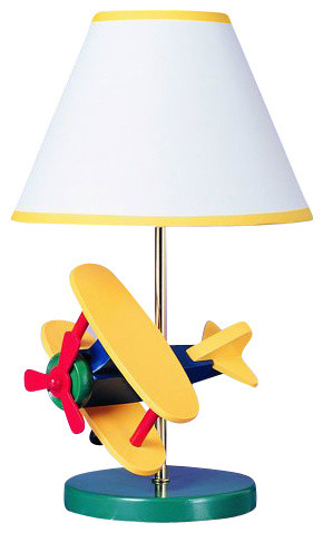 Kid's Colorful Airplane Lamp