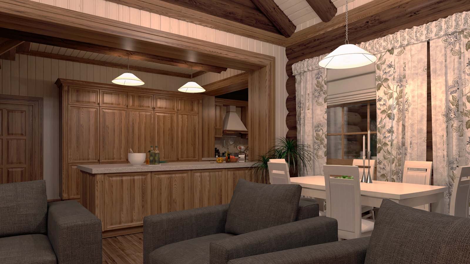 проект дома, ручная рубка.