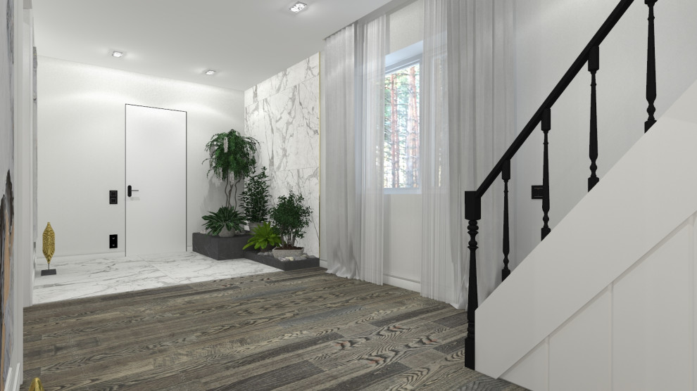 ДОМ В РОСЛАВЛЕ В СИНИХ ОТТЕНКАХ