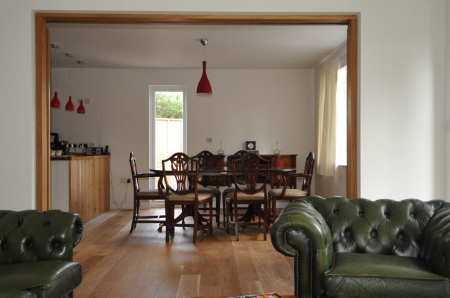 New 'eco' home living-room