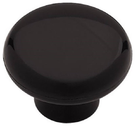 Brainerd Mfg Co/Liberty Hdw 13/8" Black, Plastic Round Knob View