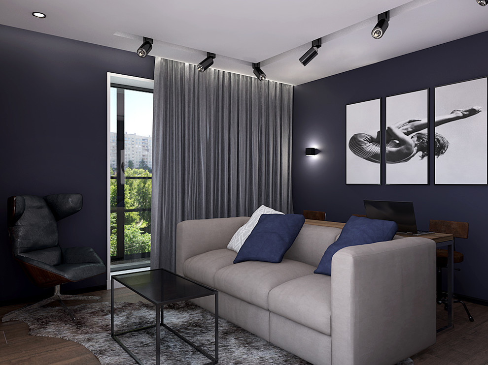 Квартира-студия, ЖК "Юнтолово". В процессе работы.