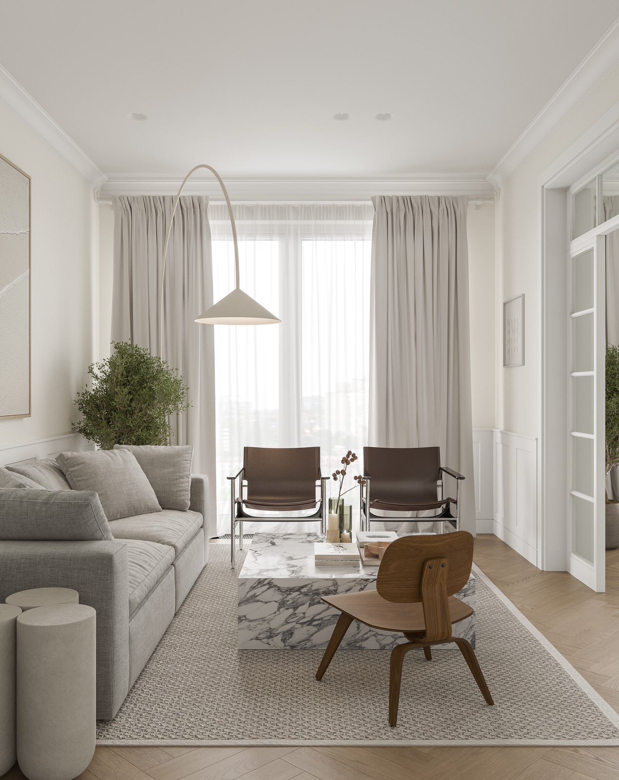 ЖК "Portland", 83 квадратных метра.