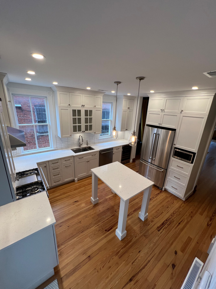 Mt. Pleasant kitchen in NW DC row home
