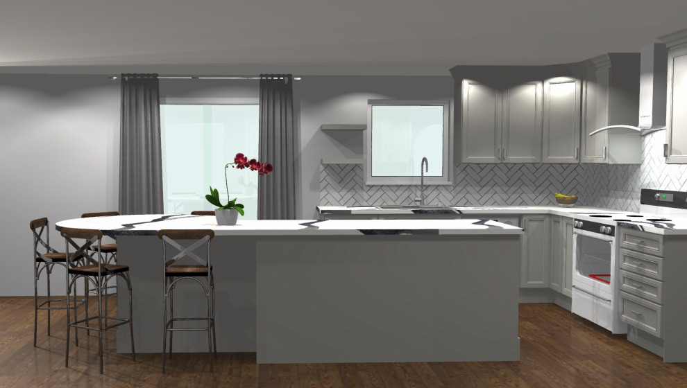 Transitional kitchen