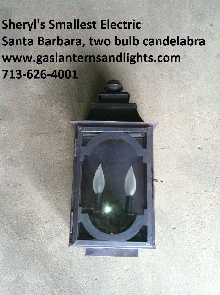 Sheryl's Santa Barbara Gas Lanterns
