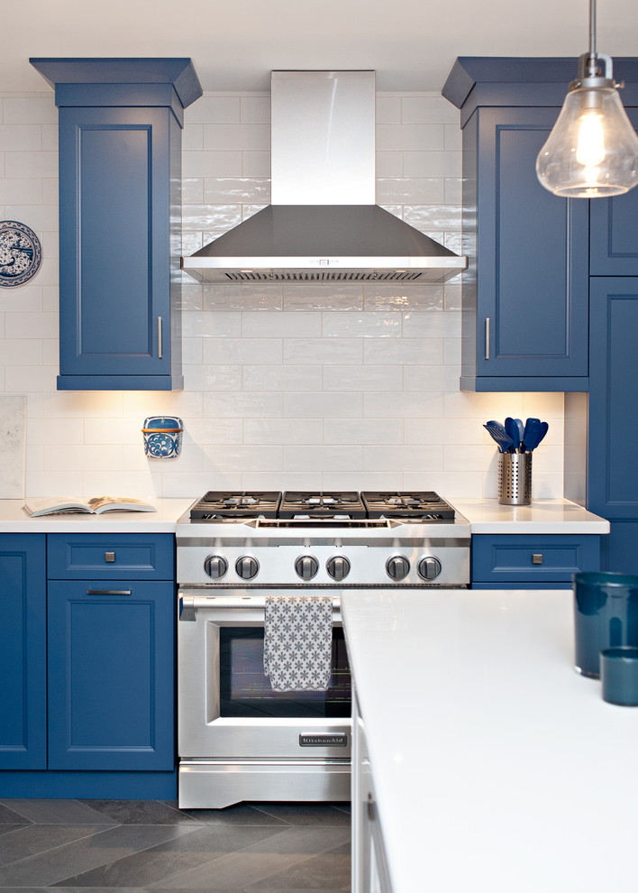 Kitchen - transitional kitchen idea in Toronto