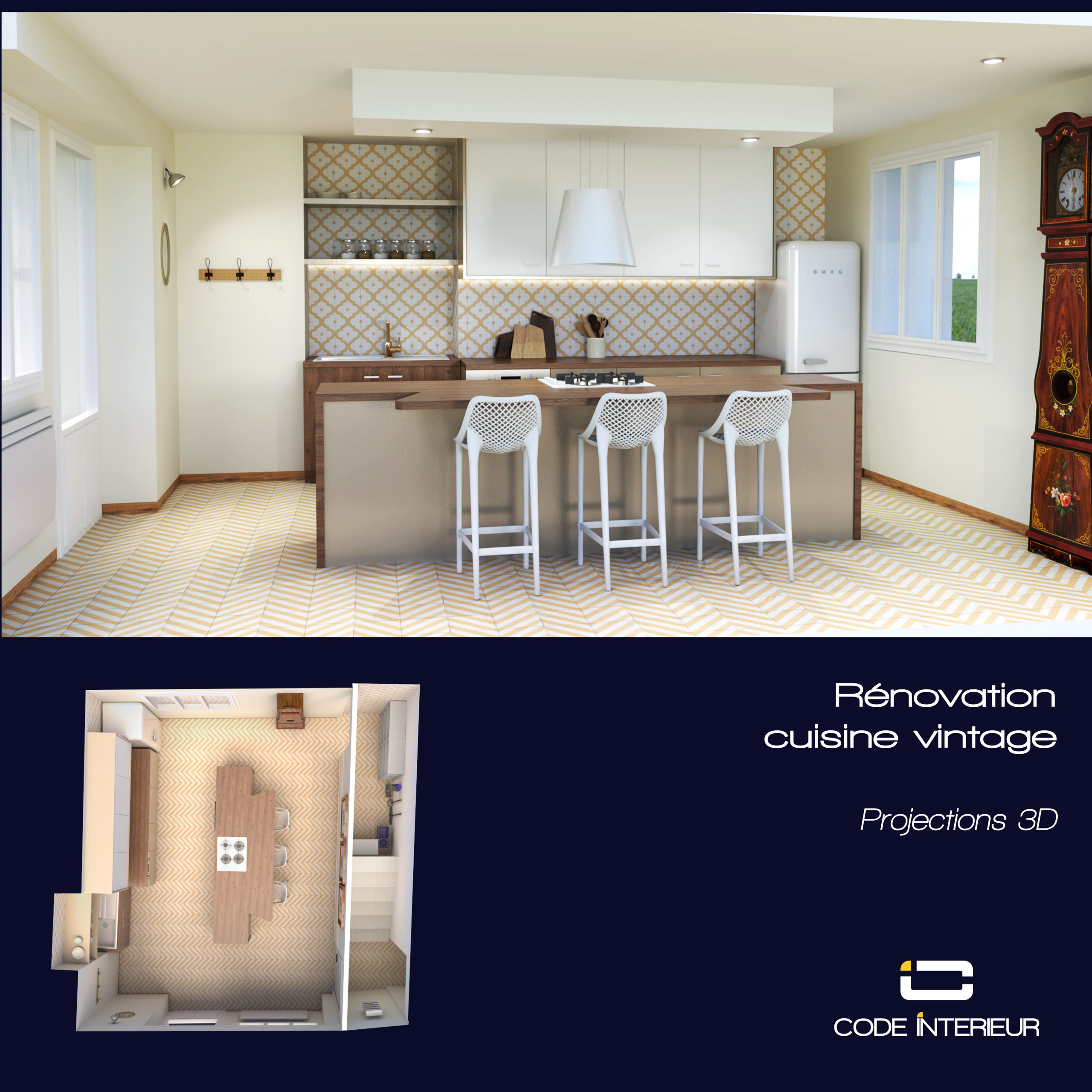Rénovation maison de vacances #So Vintage