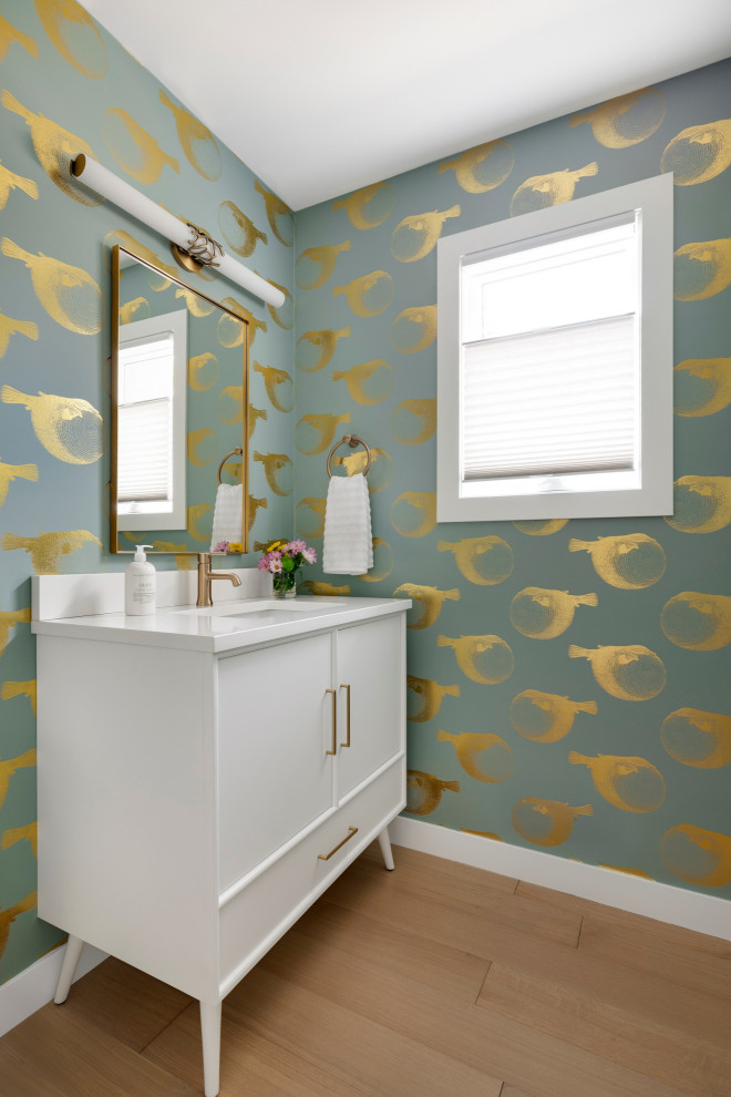 Contemporary Meets Function - Contemporary - Powder Room - Minneapolis ...