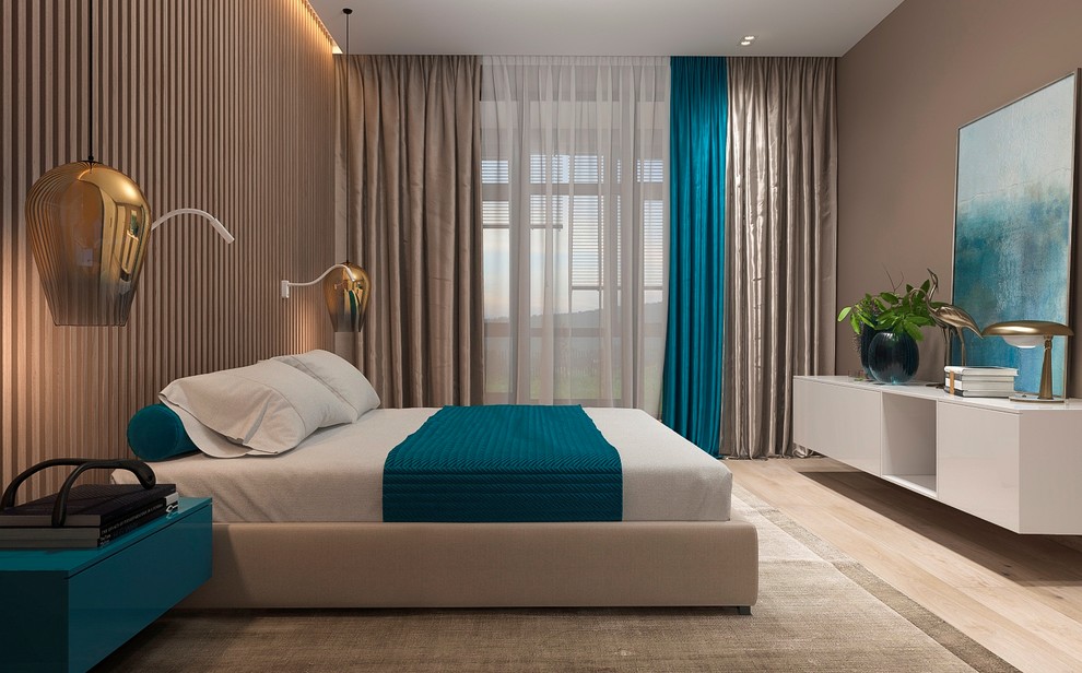 Современный интерьер в квартире - спальня