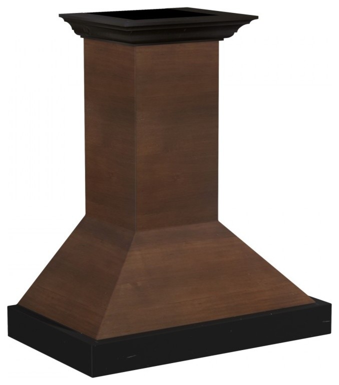 ZLINE Convertible Vent Wooden Wall Mount Range Hood in Antigua and