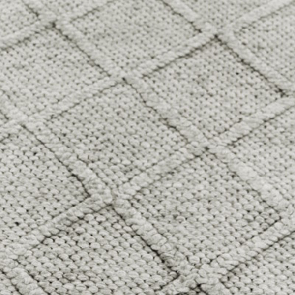 Brentwood Modern Classic Diamond Pattern Beige Wool Rug, 6'x9' Contemporary Area Rugs by