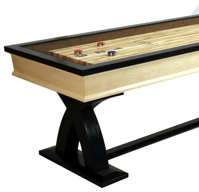 Mocha Natural Shuffleboard Table Grand Rapids by McClure Tables