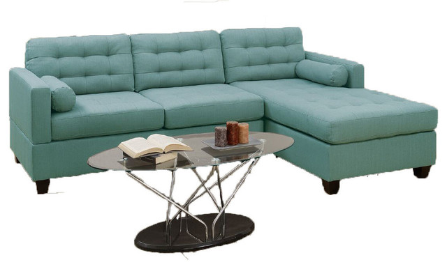 Cordoba 2 Piece Sectional Sofa Set Upholstered Laguna Polyfiber