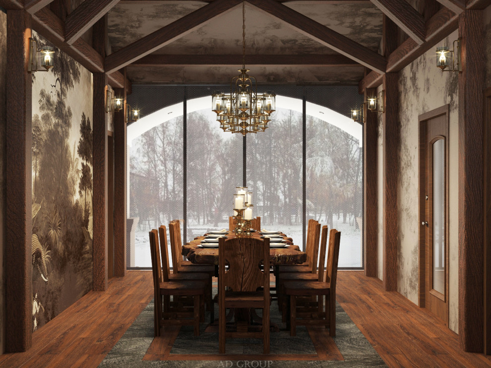 Банный комплекс в стиле Шале