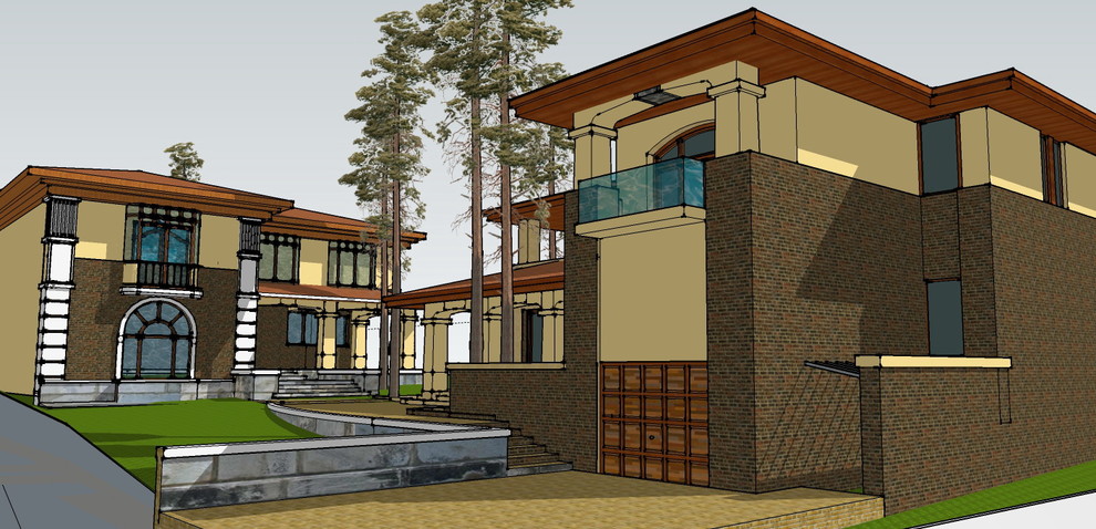 Дом в итальянском стиле