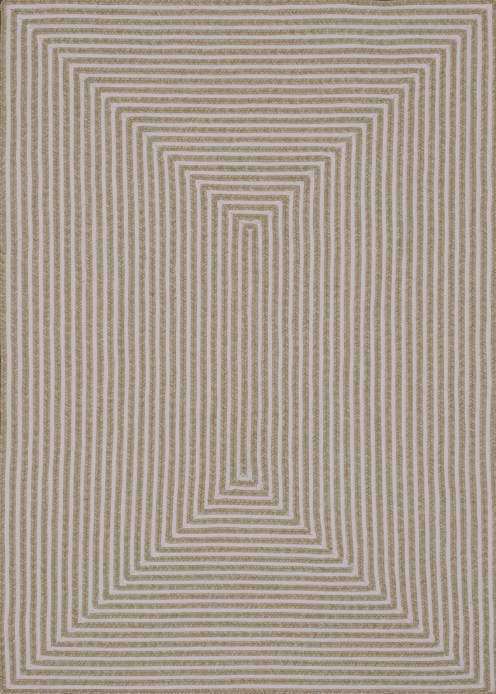 Loloi Rugs INOUIO-01BE007A0R In / Out Beige Outdoor Hand Braided Rug