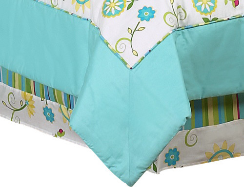 Layla Toddler Bed Skirt by Sweet Jojo Designs