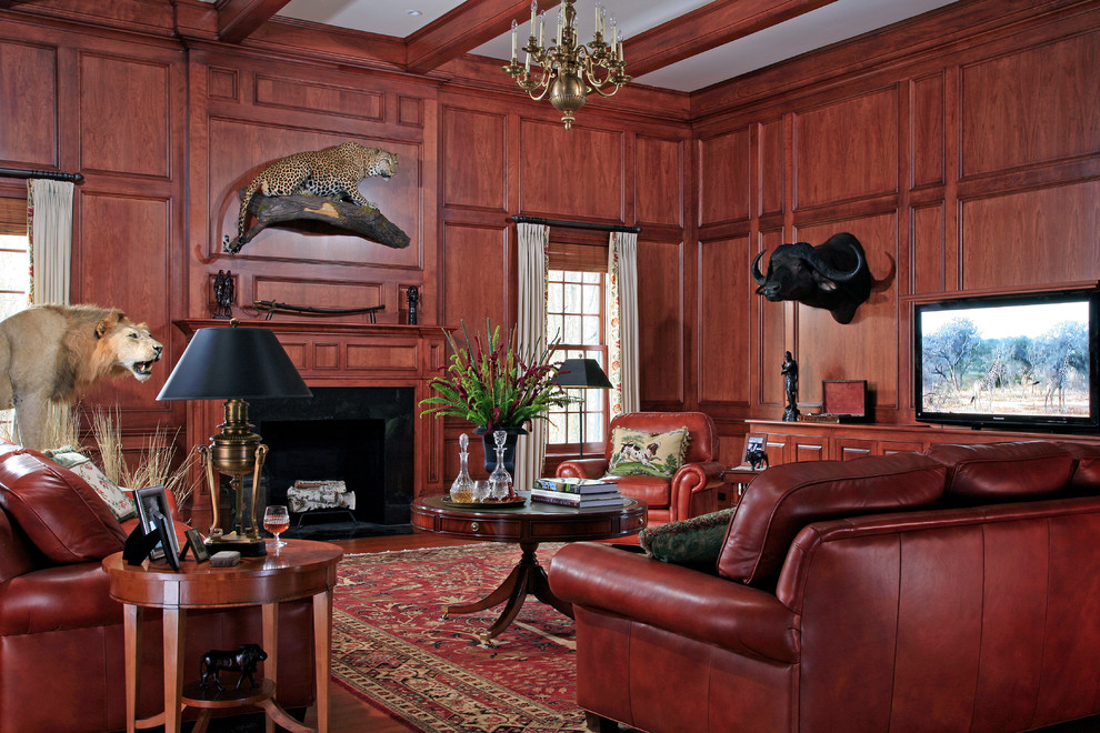 Design ideas for a traditional home office in Grand Rapids.