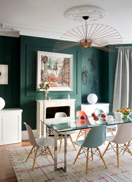 Transitional Dining Room klassisch-modern-esszimmer