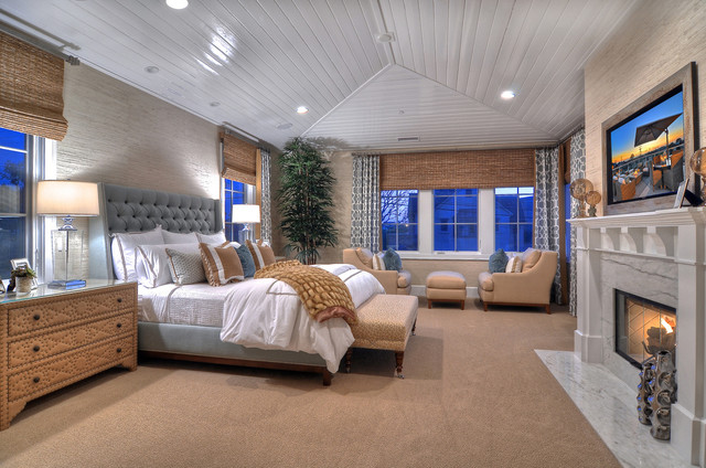 newport beach - master bedroom - traditional - bedroom - orange
