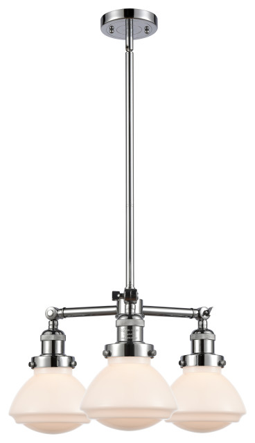 INNOVATIONS LIGHTING 207-PC-G321-LED Olean 3 Light Chandelier