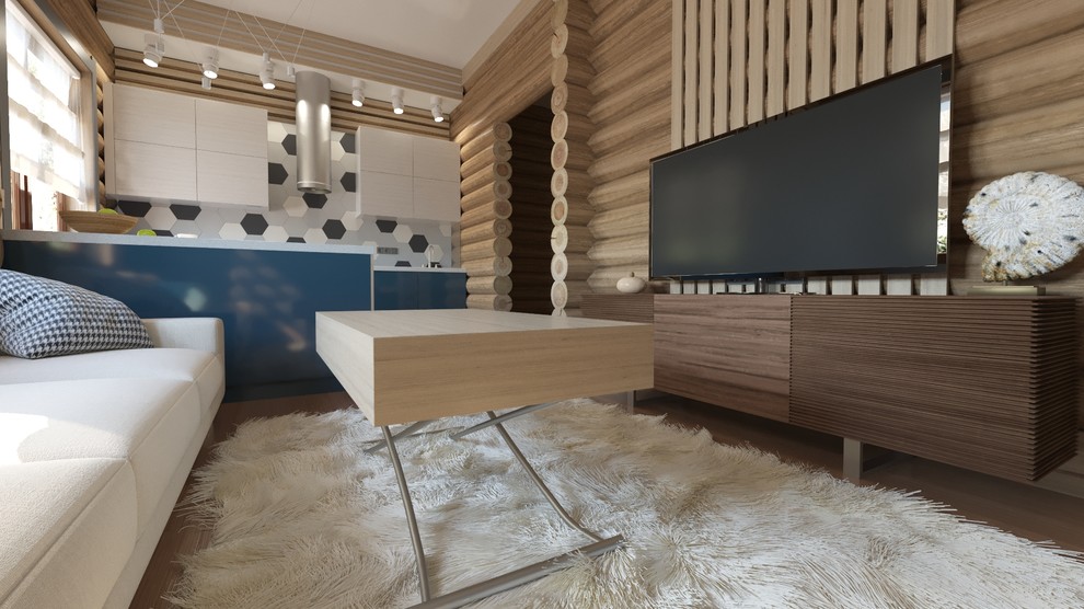 Интерьеры деревянного дома