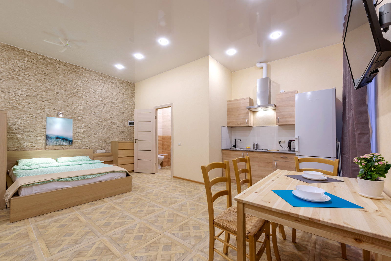 Две квартиры-студии 31,3 м²