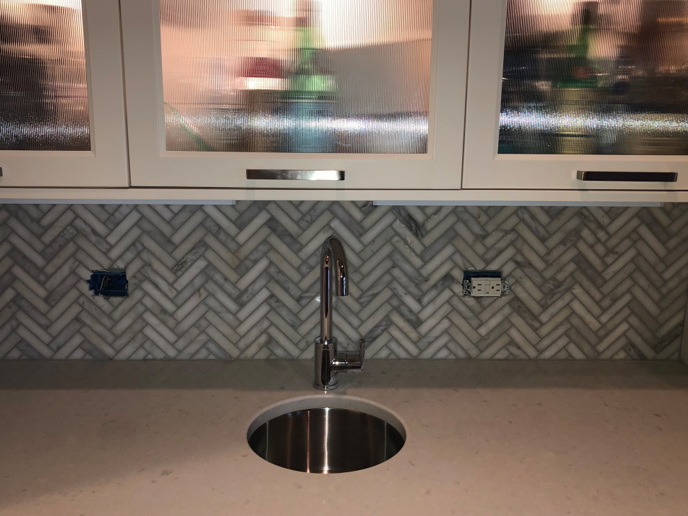 Updated Subway Tile Backsplash