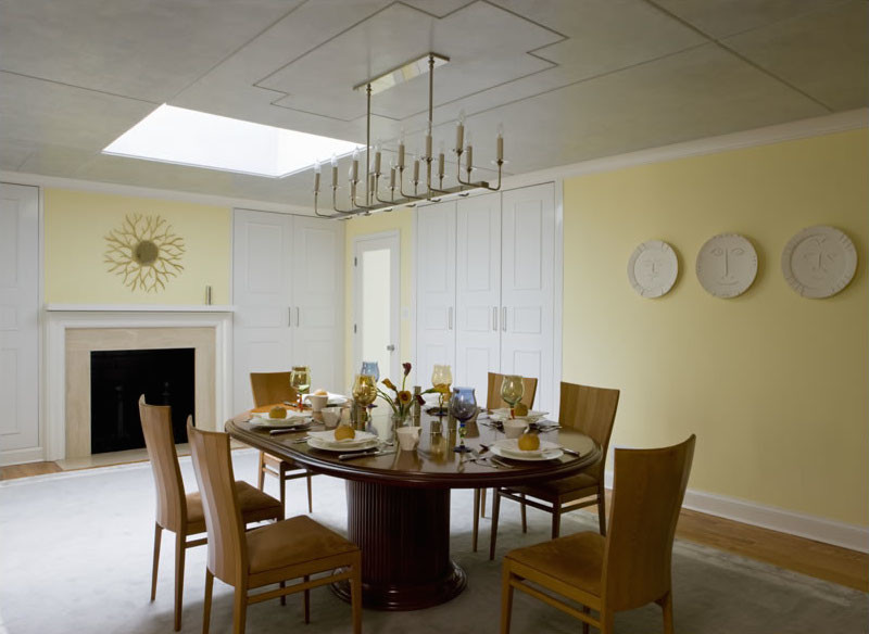 Example of a transitional dining room design in DC Metro