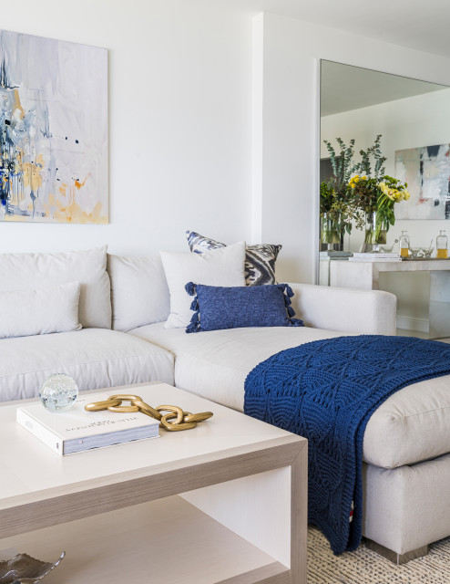 Ft. Lauderdale Oceanfront Condo modern-living-room