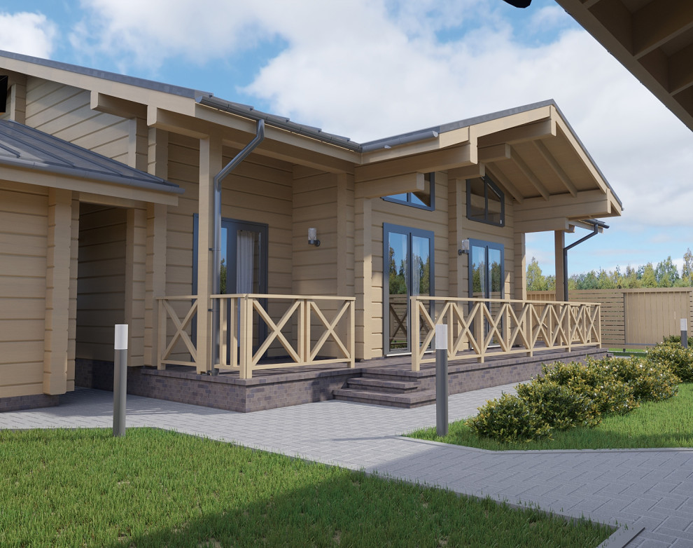 Дом из клееного бруса в Тольятти