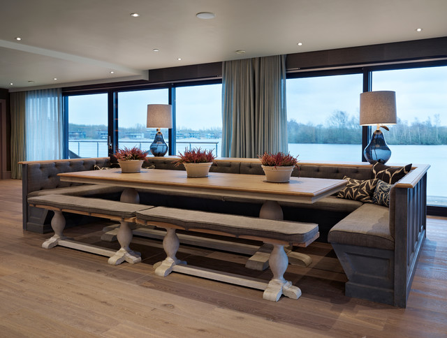 Lakeside House modern-esszimmer