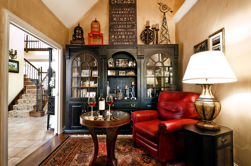 Carpentersville Wine Room - Traditional - Family Room - Chicago - by ...