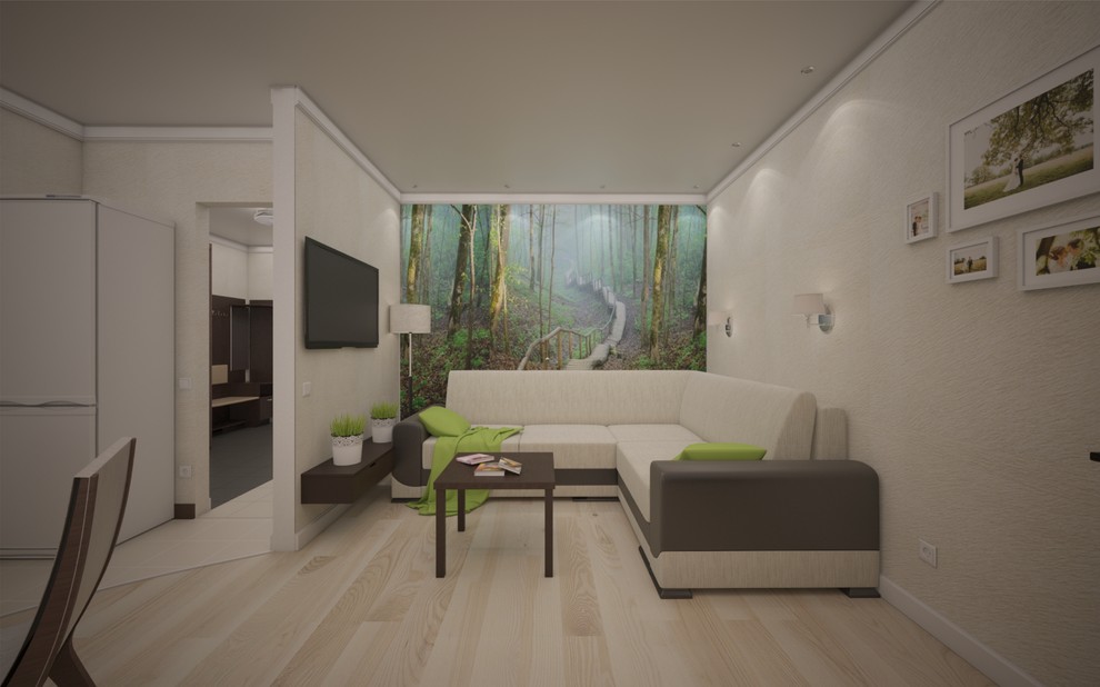 Квартира для молодой семьи в современном стиле