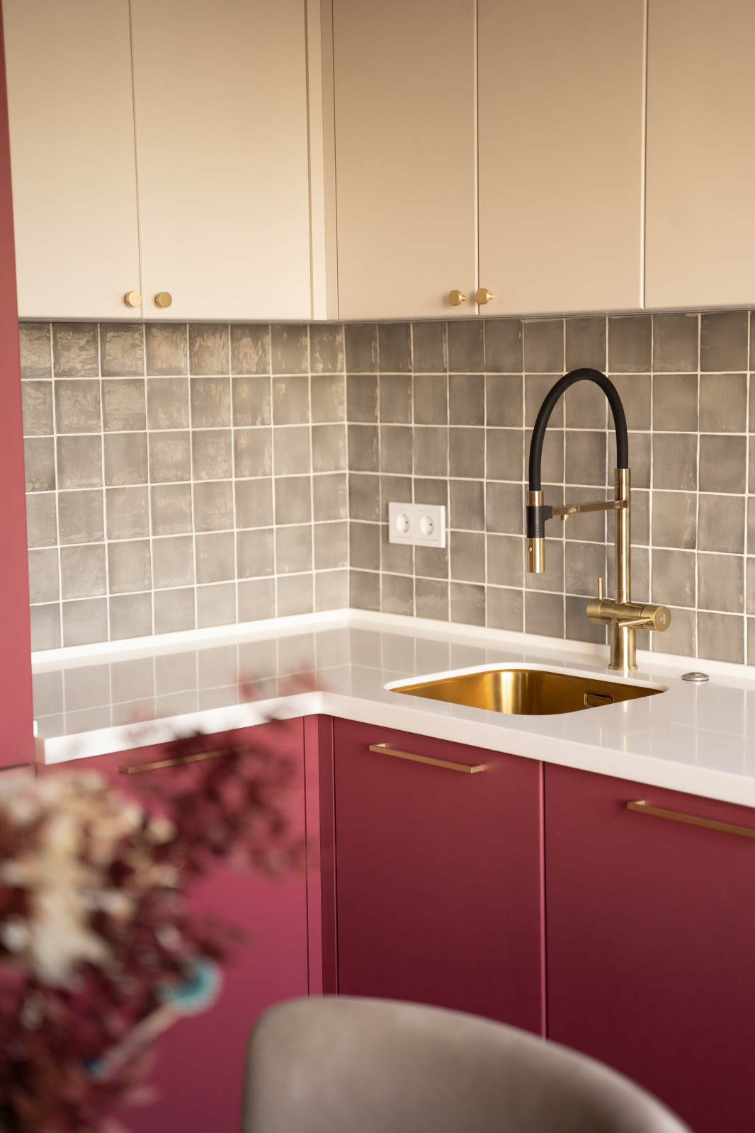 Ягодная кухня в ЖК Лучи