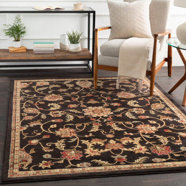 Riley Area Rug, 8' Round Traditional Area Rugs by Heaven's Gate Home and Garden, LLC Houzz