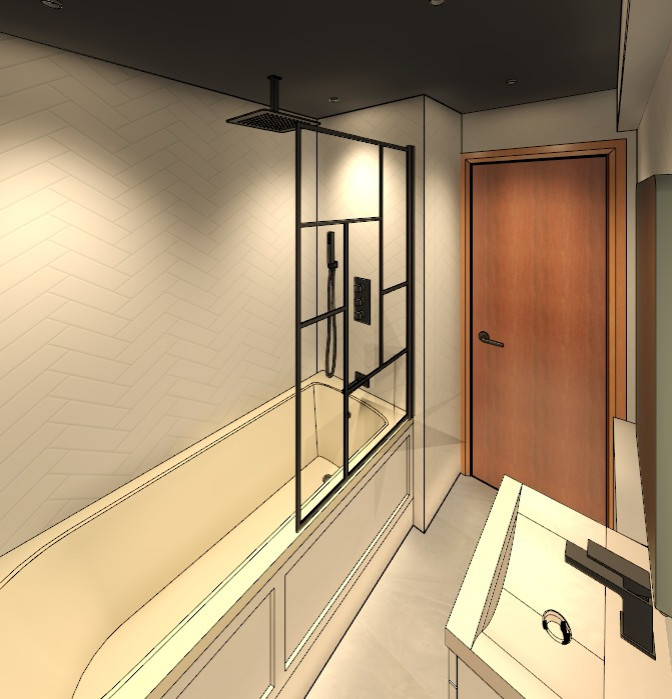 Idee per una piccola stanza da bagno design