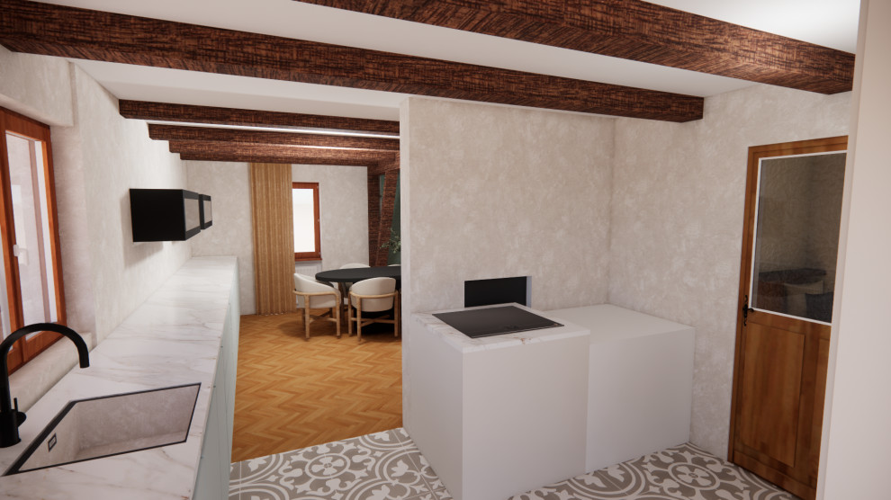 Projet 3D rénovation d'une maison alsacienne - Helfrantzkirch