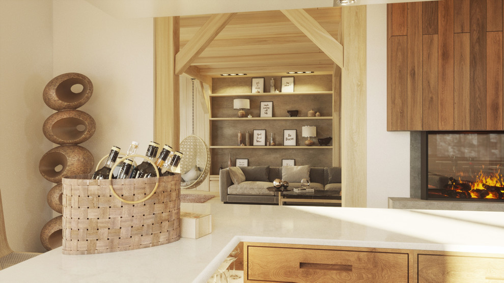 Дизайн интерьера коттеджа в Московской области