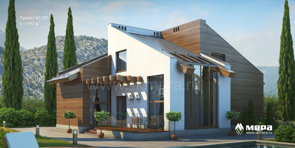 Современные каменные дома