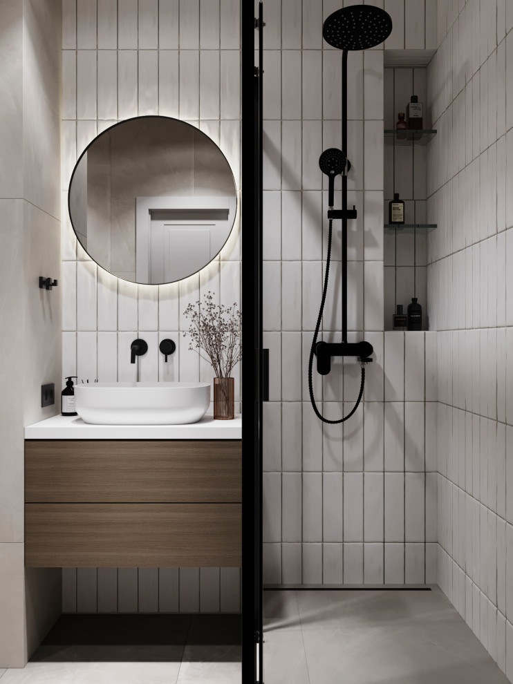 Современный mid-century в ЖК Западный Порт