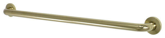 Kingston Brass 24" X 1-1/4" OD ADA Grab Bar, Polished Brass
