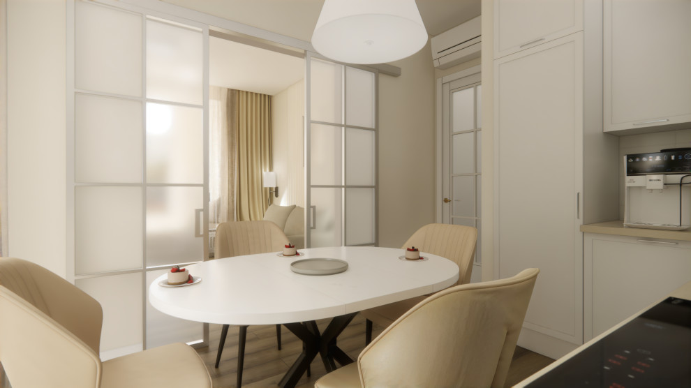 Квартира в ЖК Кристалл: новая классика